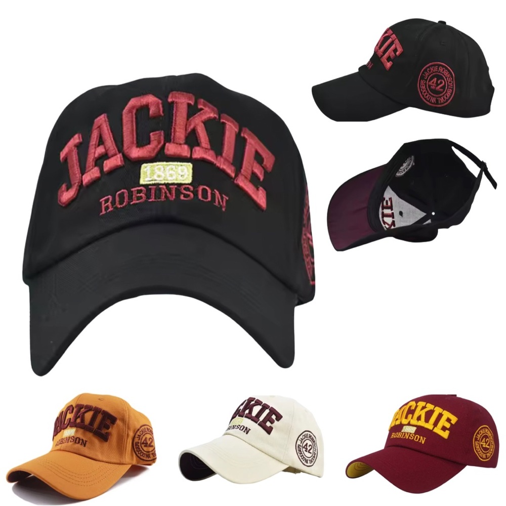 Jackie Robinson “42” Embroidered Baseball Cap